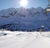 The Tonale Pass ski area