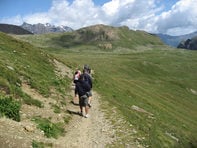 Trail of the Austrians (Sentiero degli austriaci), Torrione Albiolo mt.2969, Trail of the alpine soldiers (sentiero degli alpini), Passo Contrabbandieri mt.2681