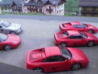 The Val di Sole Ferrari Club's rally